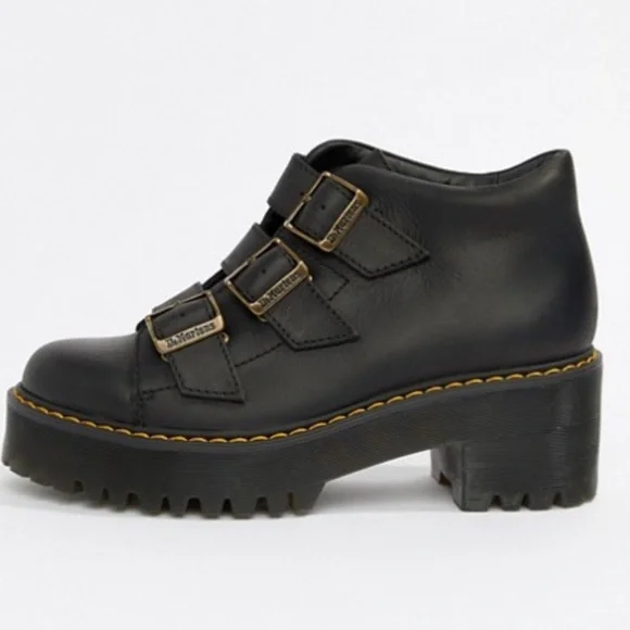 Dr. Martens Black Combat Boots - Picture 2 of 13